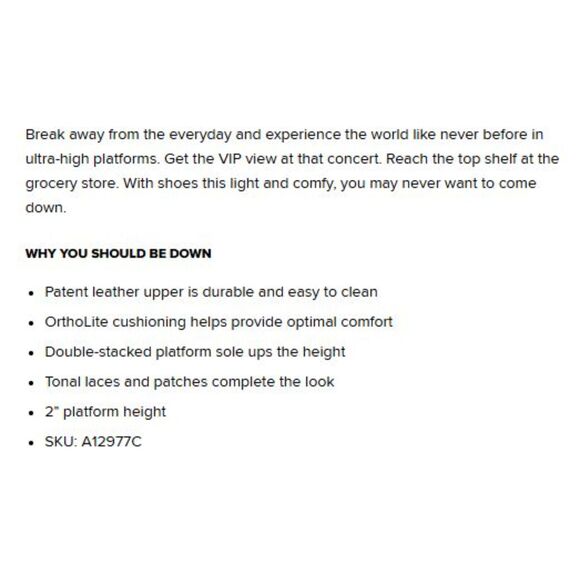 Converse CTAS Lift Double Stack Platform Patent Leather High Top Sneakers NIB - Picture 14 of 14